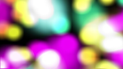 Defocused abstract multicolored bokeh lights background	
