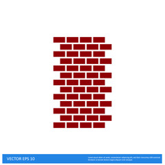 brickwall Icon Vector illustration simple design element