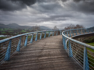 Fototapeta premium Footbridge - Errekalde Kalea