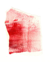 blue abstract ink strokes isolated