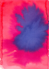 abstract blue spray ink spot