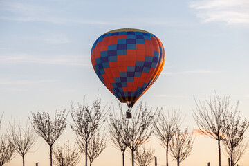 hot air balloon over sky