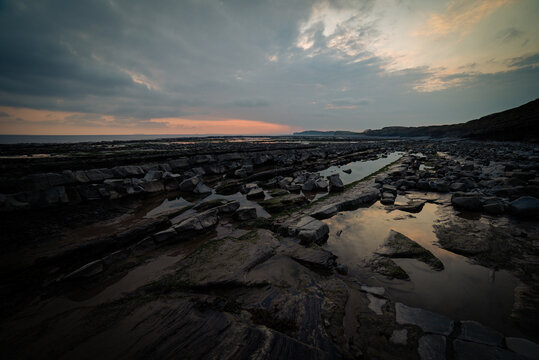 Early morning sunrise at East Quantoxhead