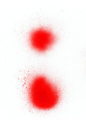 abstract blue spray ink spot