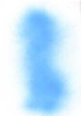 abstract blue spray ink spot