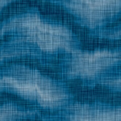 Aegean teal mottled swirl linen nautical texture background. Summer coastal living style home decor. Worn turquoise blue water effect dyed textile seamless pattern.


