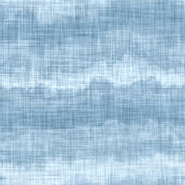 Indigo blue wavy stripe marine texture background. Summer coastal farmhouse living style home decor. Broken striped linen material. Worn turquoise dyed beach textile seamless line pattern.