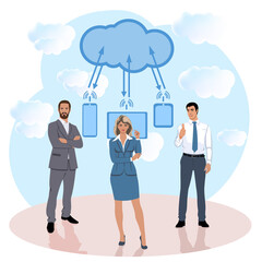 The business team uses cloud technologies.