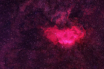 Pink gas galaxy, on a dark background. Elements of this image were furnished by NASA.
