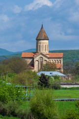 Obraz premium Old orthodox church in the village Samtavisi. Georgia