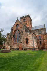 Fototapeta na wymiar Carlisle Cathedral in the city of Carlisle, Cumbria, UK