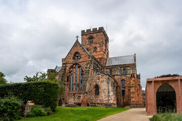 Fototapeta premium Carlisle Cathedral in the city of Carlisle, Cumbria, UK