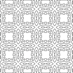 Geometric vector pattern with Black and white colors. abstract ornament for wallpapers and backgrounds.