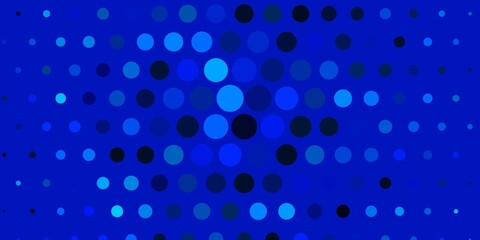 Dark BLUE vector pattern with spheres.