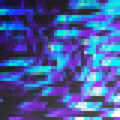 Abstract background with bright shapes and blocks.