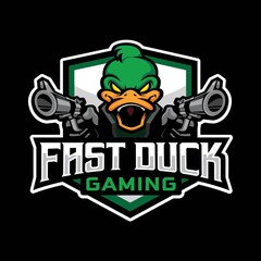 Fast Duck Gaming Logo Design