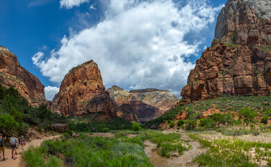 Zio National Park in Utah USA