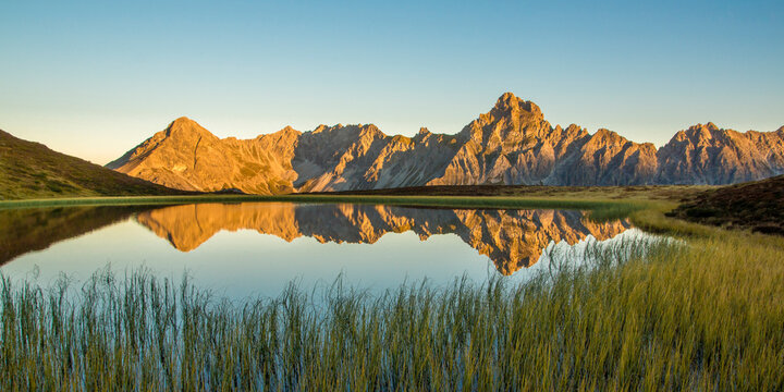 Bergsee in den Alpen