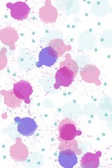 Hand drawn colourful abstract background 