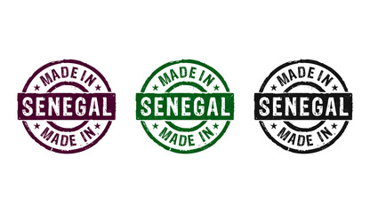 Made in Senegal stamp and stamping