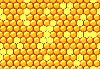 Honeycomb seamless ornament