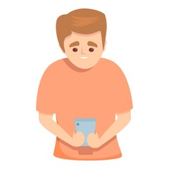 Secret messaging icon. Cartoon of Secret messaging vector icon for web design isolated on white background