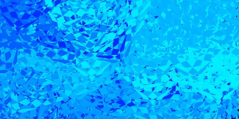 Dark blue vector layout with lines, triangles.