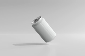 330ml Medium Size Soda or Beer Can 3D Rendering