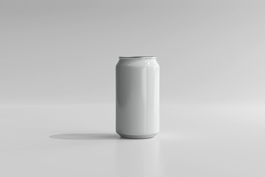 250ml Stubby Soda or Beer Can and Bottle 3D Rendering