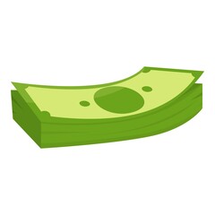 Bank cash money icon. Cartoon of Bank cash money vector icon for web design isolated on white background