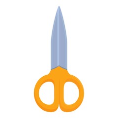 Haberdashery scissors icon. Cartoon of Haberdashery scissors vector icon for web design isolated on white background