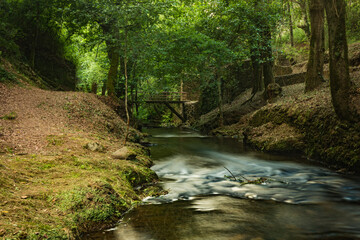 Water stream of Lourido river