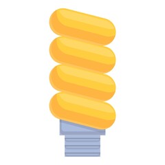 Smart lightbulb led icon. Cartoon of Smart lightbulb led vector icon for web design isolated on white background