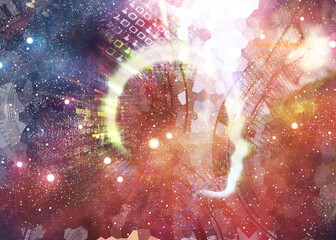 background with space, abstraction, texture, grunge, art, wallpaper, stained glass, bright,...