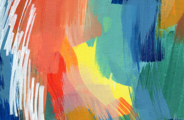 Abstract contemporary art. Versatile artistic background for creative design projects: posters, banners, invitations, cards, websites, wallpapers. Raster image.  Bright colours.