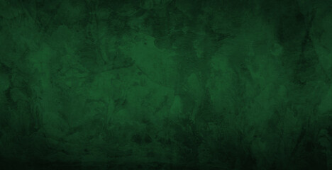 Dark green gradient watercolor background © Alrika 