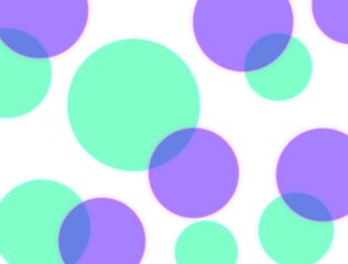 Colourful background with circles