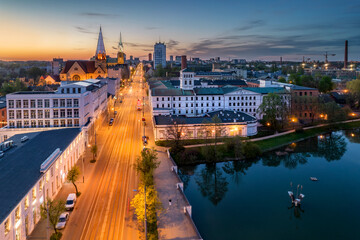 Biała Fabryka, Łódź, Polska.	