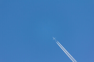 fly plane in sky