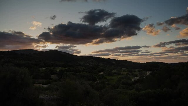 Time Lapse eines Sonnenaufganges auf Mallorca