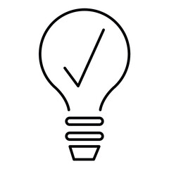 Idea icon. Creativity sign icon. Vector illustration.