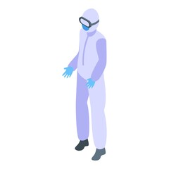 Research scientist icon. Isometric of Research scientist vector icon for web design isolated on white background