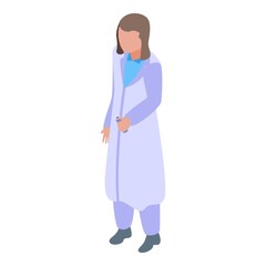Modern research scientist icon. Isometric of Modern research scientist vector icon for web design isolated on white background