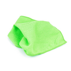 microfiber towel cloth isolated on white background. fabric for dusting and cleaning cut out