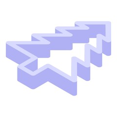 Cookie mold fir tree icon. Isometric of Cookie mold fir tree vector icon for web design isolated on white background