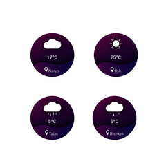 weather icons osh city