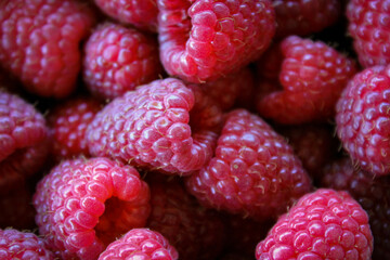 Raspberries. Raspberry background. Ripe raspberries.