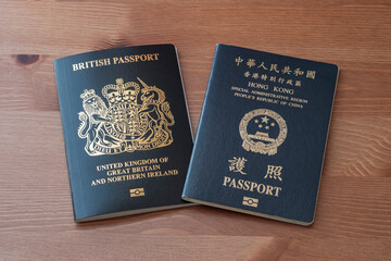 British National Oversea (BNO) Passport and Hong Kong Special Administrative Region (HKSAR) Passport
