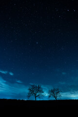 Fototapeta na wymiar night sky with clouds