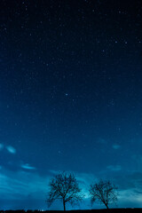 night sky with clouds